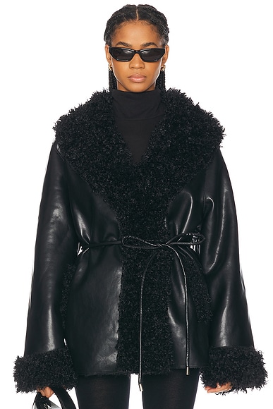 SER.O.YA Roxanne Jacket in Black