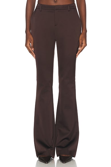 SER.O.YA Elvira Flare Trouser in Ash Brown