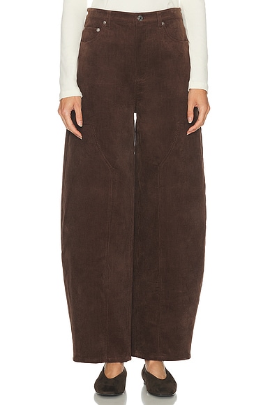 SEROYA Fabi Corduroy Pant in Slate Brown