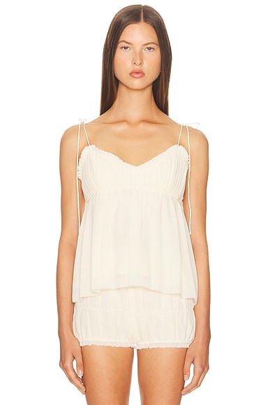 SER.O.YA Maven Top in Eggshell