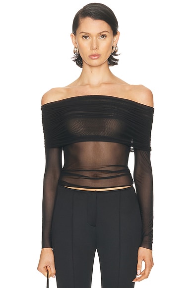 SEROYA Rosa Top in Black