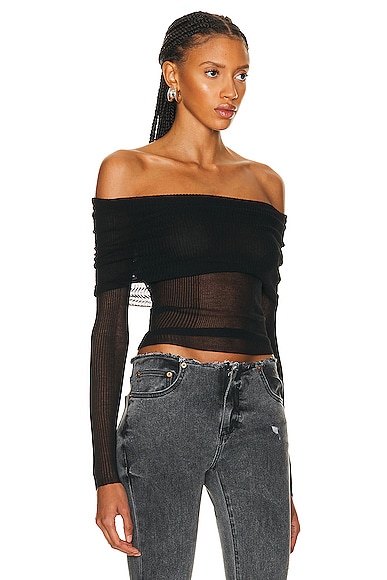 Ser.o.ya Idalia Top In Black