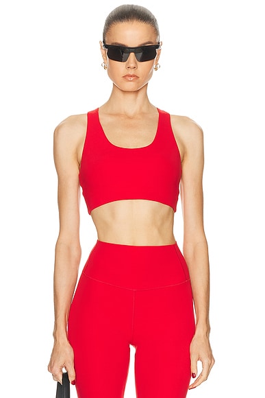 Splits59 Sara Airweight Sports Bra in Pirate Red