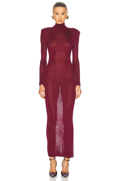 【関税&送料込】Alexander Wang Ls V-Neck Maxi Dress With Nam Black Ruched Wide V-Neck Maxi Dress by Alexander Wang on Sale
