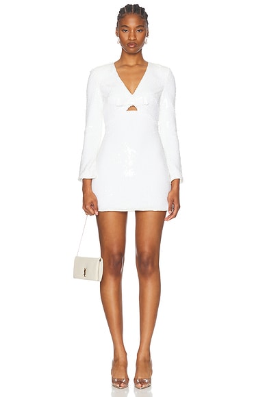 Isabel Marant Etoile Manuela Light Sweatshirt Dress in Ecru FWRD
