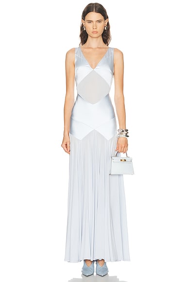 Satin Jersey Maxi Dress