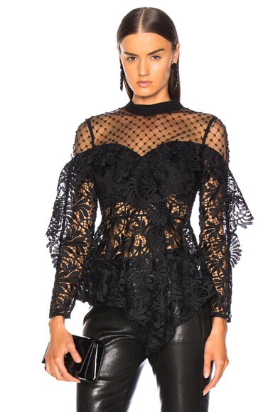 Lace Handkerchief Top