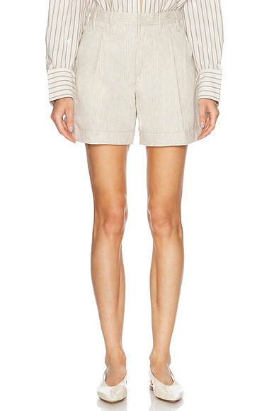 Pleated Trouser Short