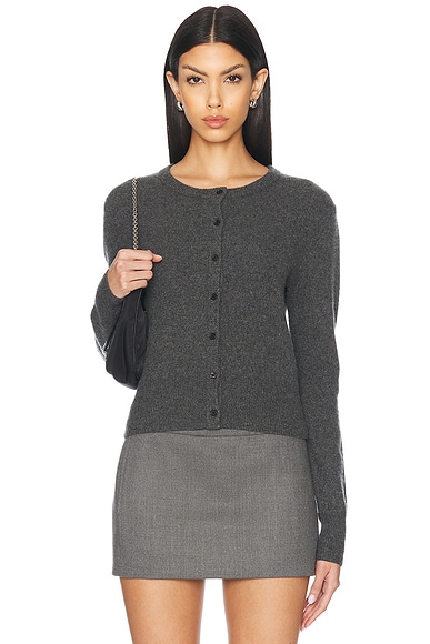 SPRWMN Baby Cardigan in Charcoal