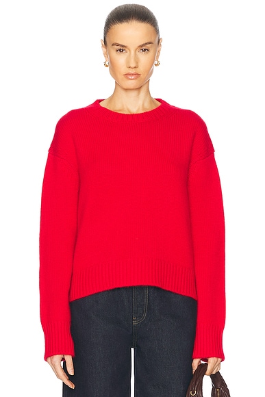 SPRWMN Heavy Crewneck Sweater in Red