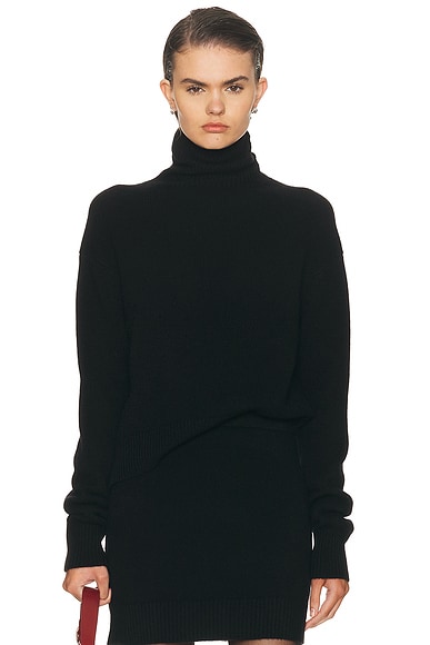 Cashmere Long Sleeve Turtleneck Sweater