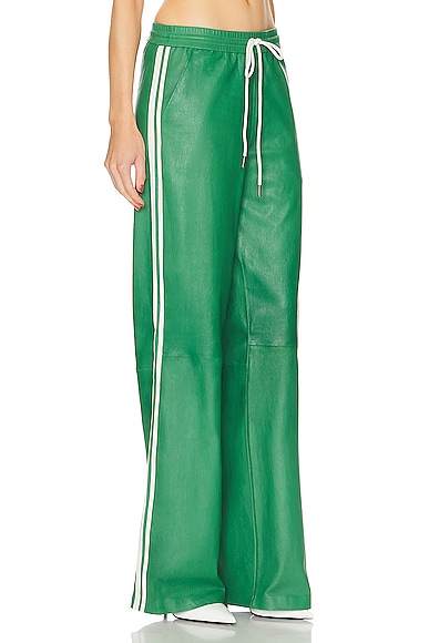 Shop Sprwmn Baggy Athletic Sweatpant In Evergreen