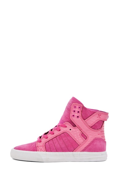 Supra PINK PARTY EXCLUSIVE Skytop Sneaker in Pink FWRD