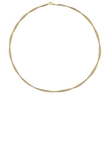 Interwoven Gold Necklace