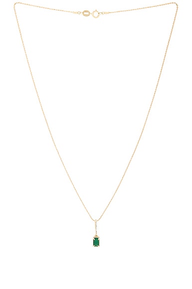 Sparkling Emerald Necklace