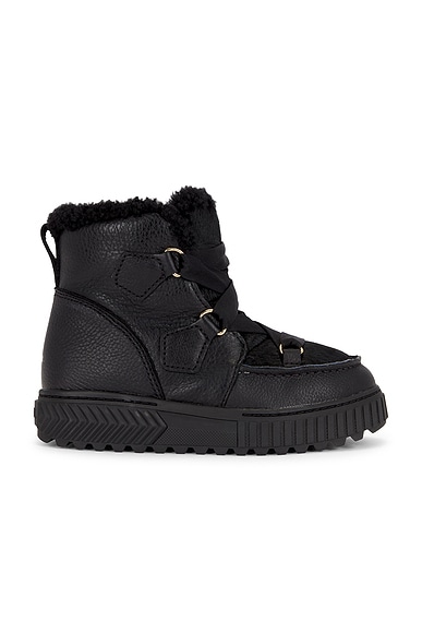 Sorel Ona Ave Alpine Lux Boot in Black & Snow