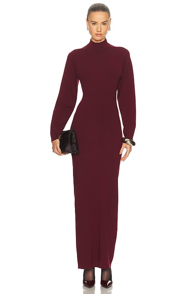 Gloria Mock Neck Maxi Dress