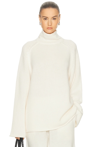 Sukki Cashmere Oversized Turtleneck