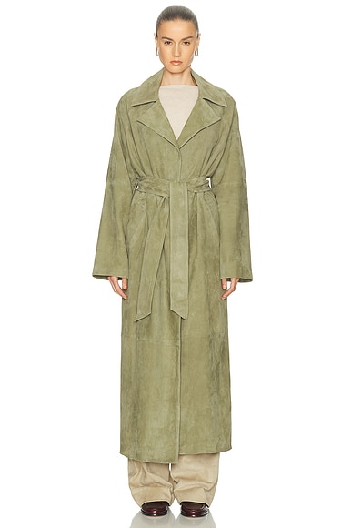 Louise Suede Coat