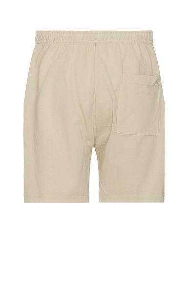 Shop Sporty And Rich Embroidered Gym Shorts In Elephant