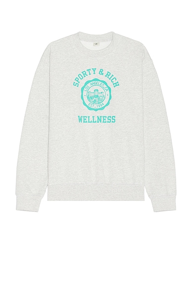 Fear of God Grays 3/4 Sleeve Sweatshirt in Concrete White | FWRD