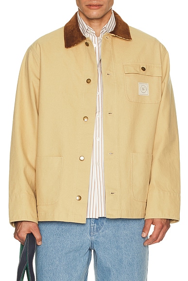 Sporty & Rich Srhwc Painters Jacket in Tan