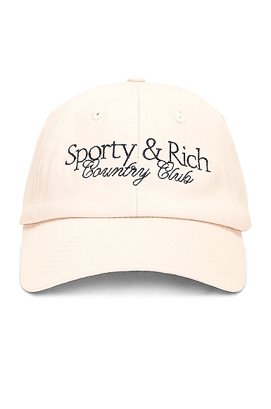Sporty & Rich Country Club Hat in Cream