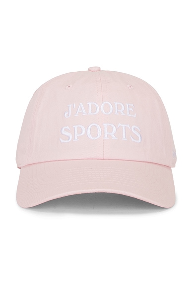 Sporty & Rich J'adore Hat in Laffy & White