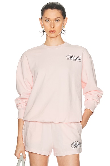 Health Script Crewneck Sweatshirt