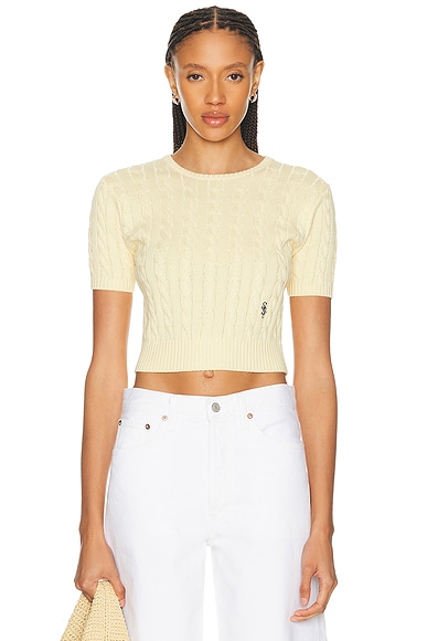 SRC Cotton Cableknit Sweater