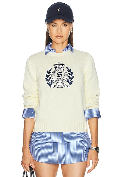 NY Crest Knitted Sweater