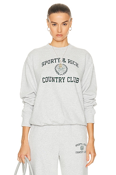 Varsity Crest Crewneck Sweater