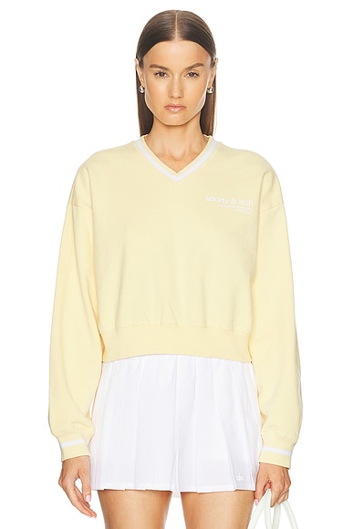 Faded yellow sweatshirt clearance