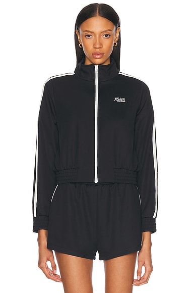 Isabel Marant Etoile Kirk Embroidered Bubble Leather Jacket