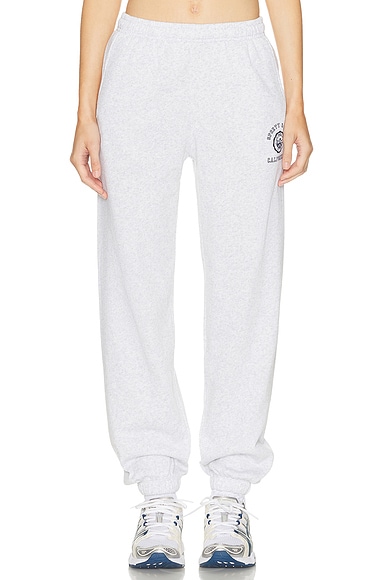Sporty & Rich California Emblem Soft Sweatpant in Heather Gray