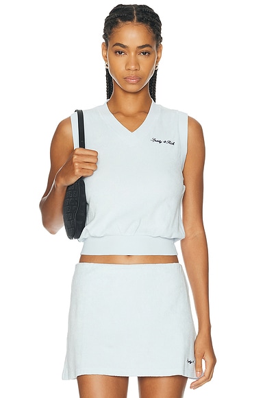 Signature Logo Terry Sweater Vest
