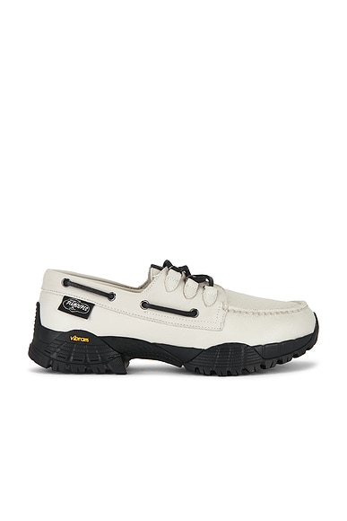 Sperry x Pleasures 3-eye Vibram Hiker Loafer in Bone Leather Tumbled