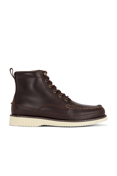Sperry x One of these Days Tony Moc Boot in Chocolate Leather Smooth