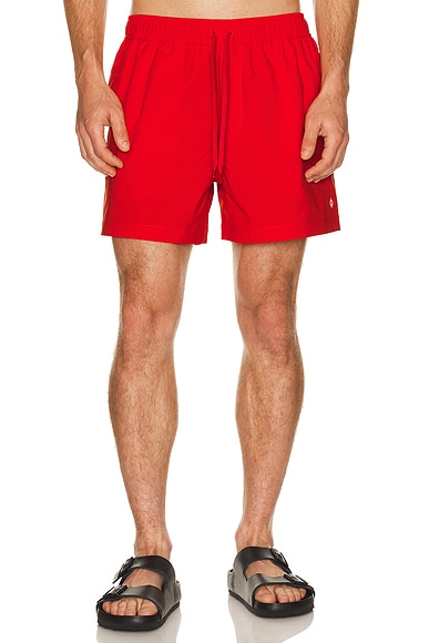 SAMSOE SAMSOE Moses Swim Shorts in Aurora Red