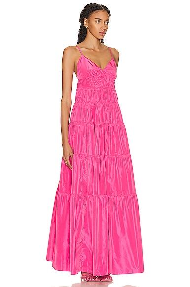 Shop Staud Ripley Dress In Blossom