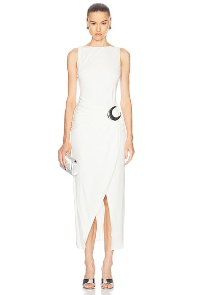 Staud Talia Dress in Ivory