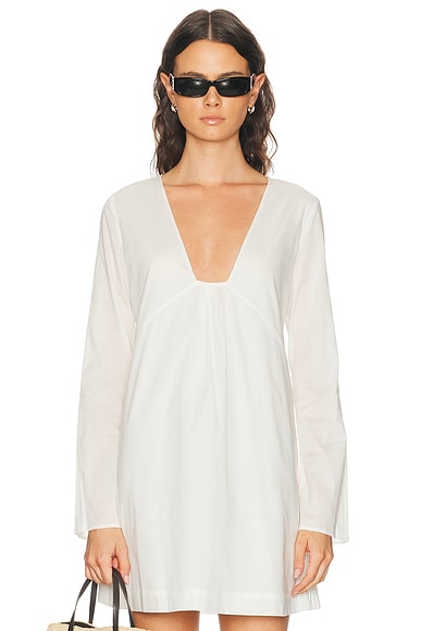 Staud Vivi Dress in Ivory