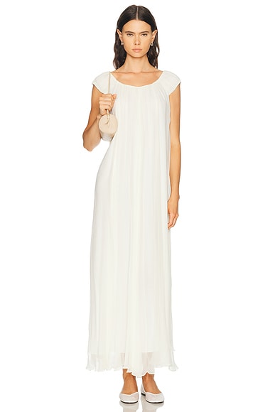 Staud Leda Dress in Ivory
