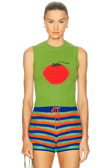 Staud Pingo Sweater in Roma Leaf