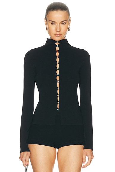 Staud Marianne Sweater in Black