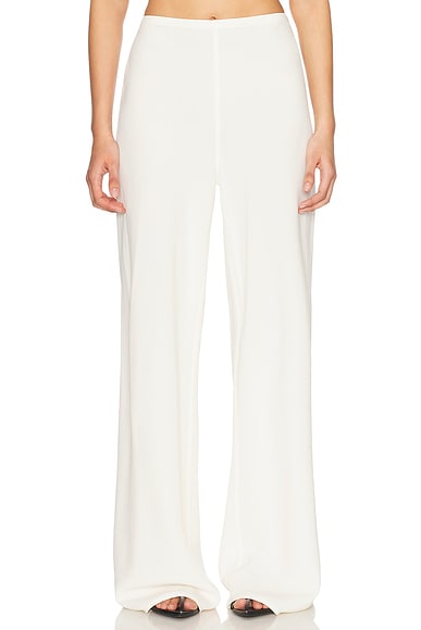 Staud Stroll Pant in Ivory