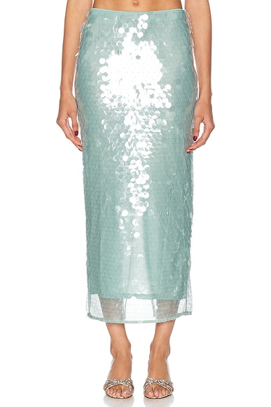 Jil Sander Tie Dye A Line Skirt in Miscellaneous | FWRD