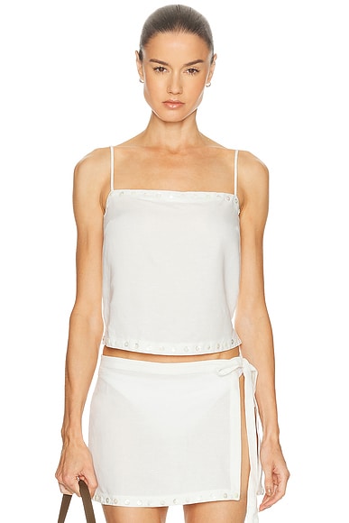 Kirra Linen Tank Top