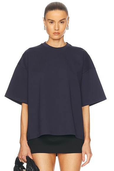 Ulla Johnson Aveline Top in Midnight | FWRD