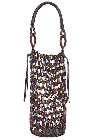 Staud Del Mar Bucket Bag in Sea Glass Multi
